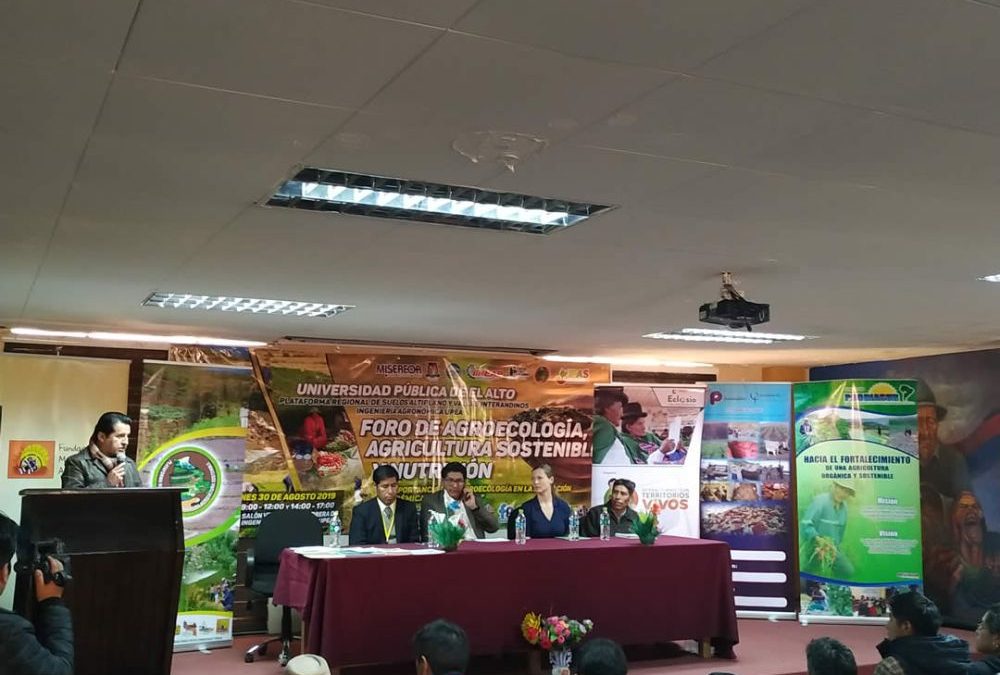 FORO AGROECOLOGIA, AGRICULTURA SOSTENIBLE Y NUTRICIÓN